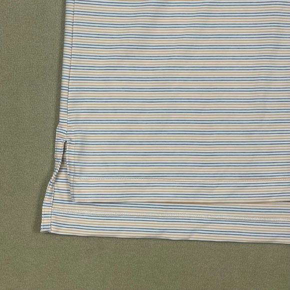 Peter Millar Summer Comfort Golf Polo‎ Shirt Mens S Multicolor Striped - Picture 3 of 12